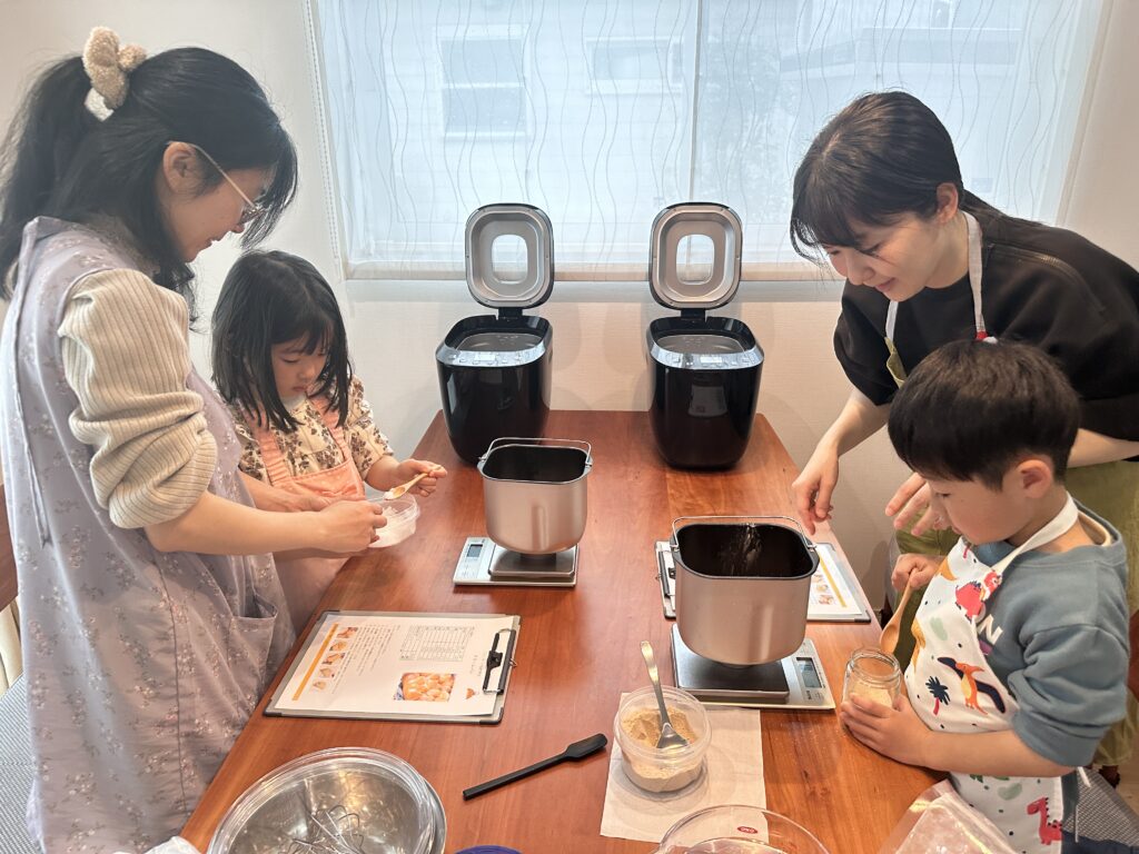 みんなで計量中