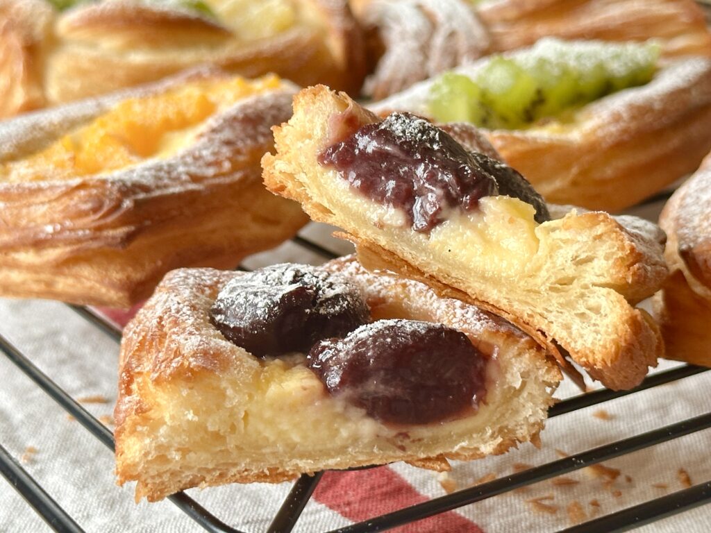 デニッシュの断面