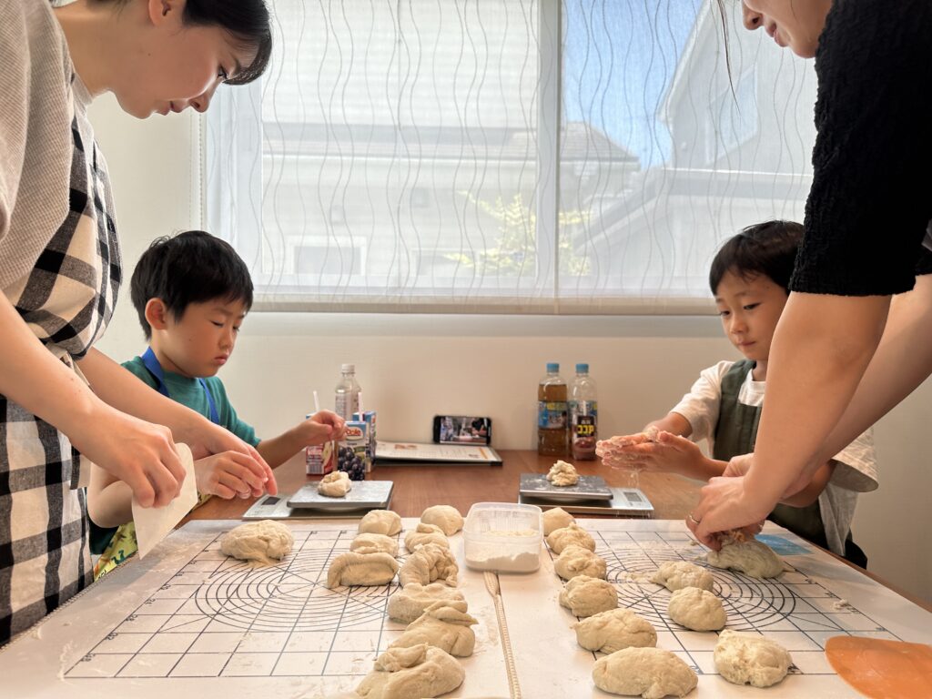 親子パン教室