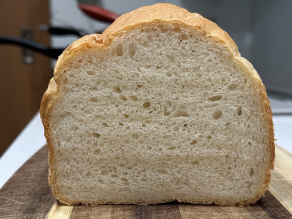 ホームベーカリーで作った食パン