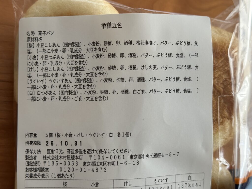 木村屋總本店のあんぱん