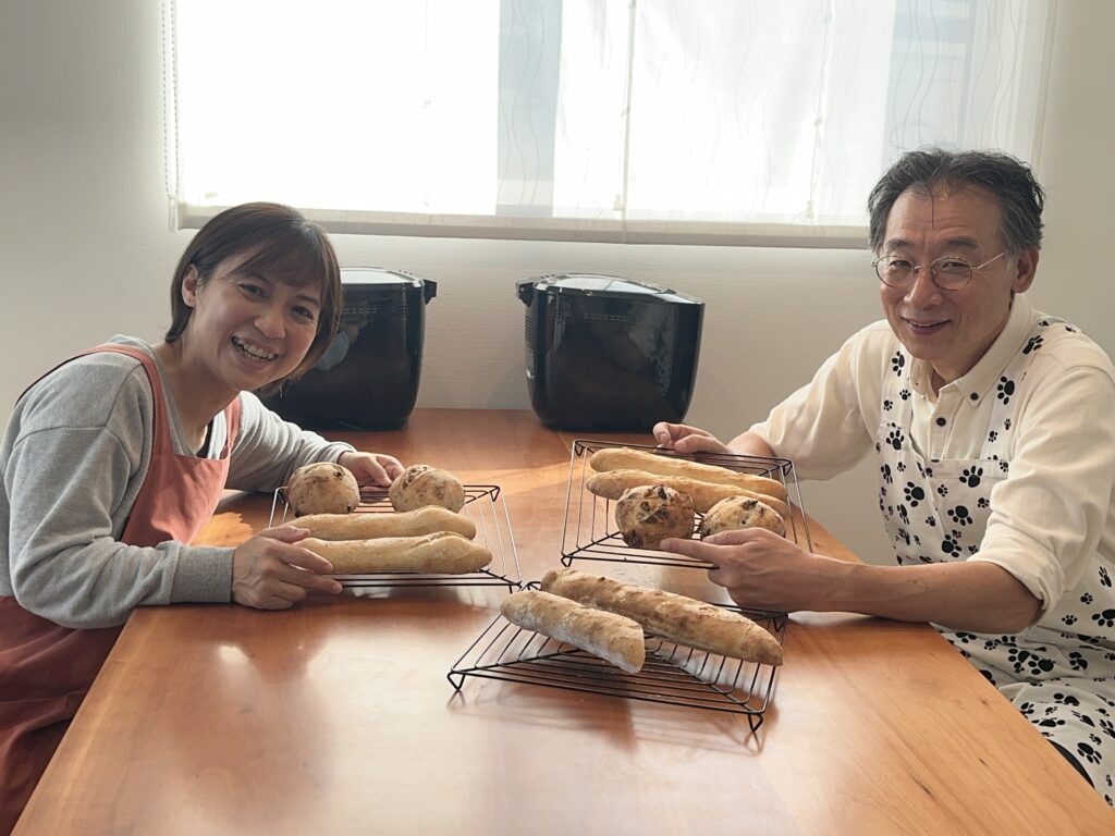 ハード系レッスンの様子（焼き上がり）