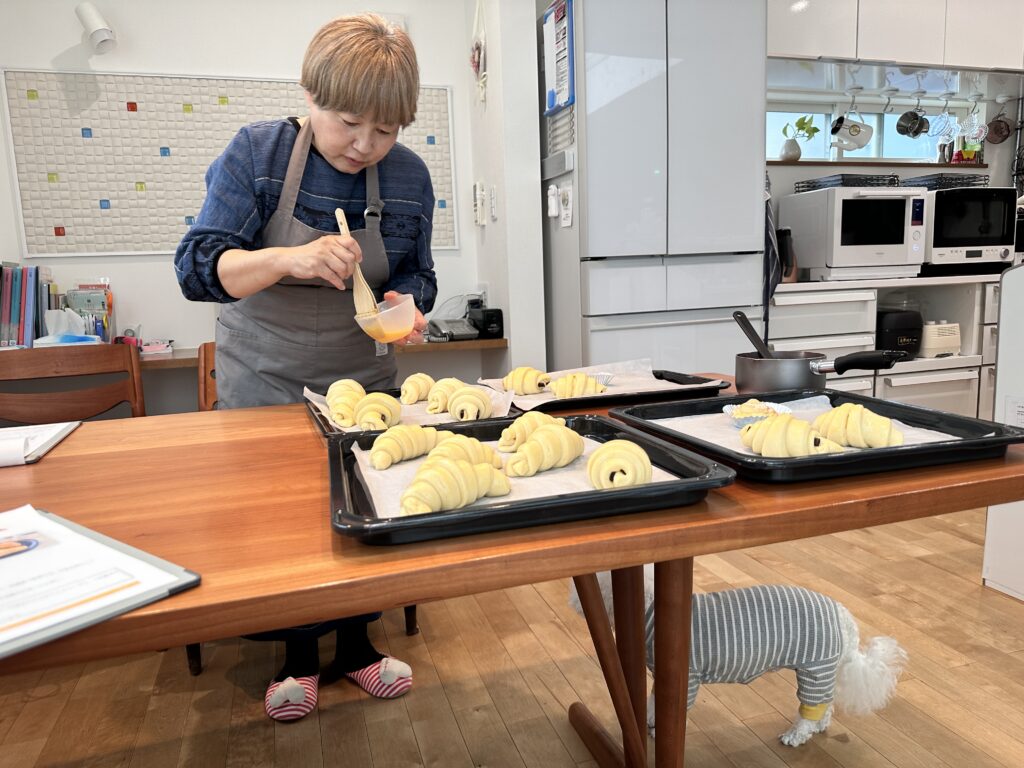 クロワッサンのレッスン