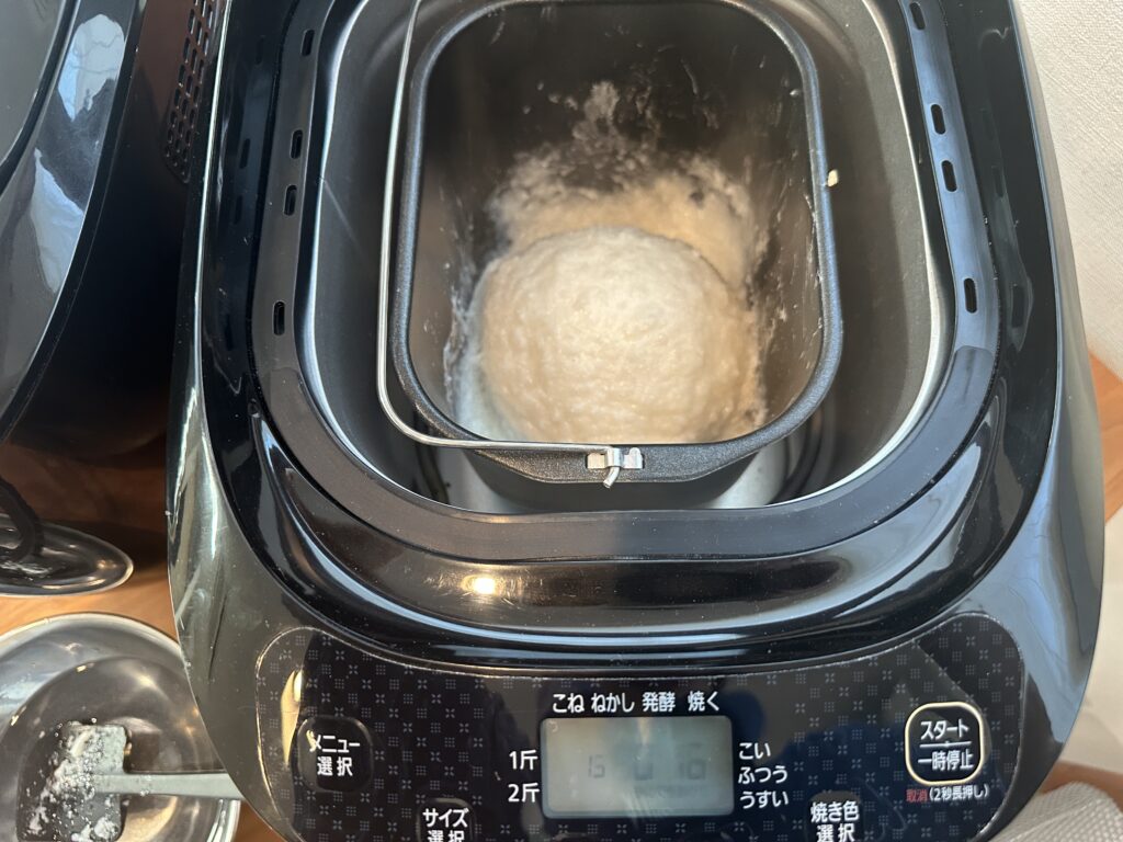 ホームベーカリーでお餅作り