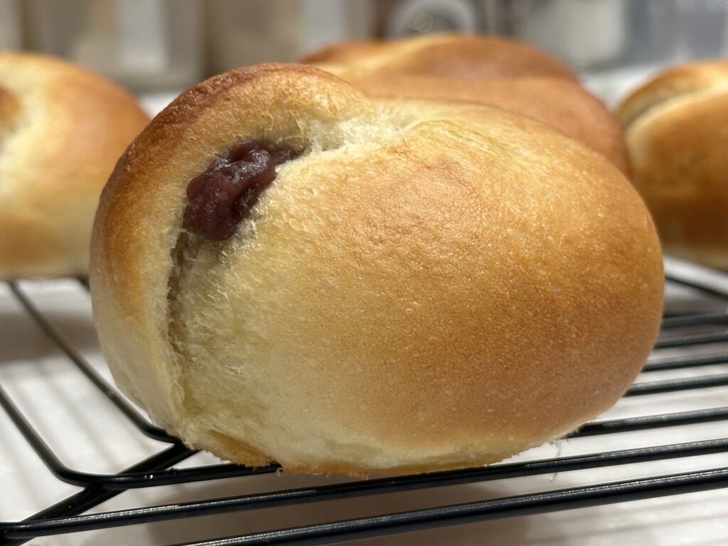 焼き上がったベーグル（失敗）