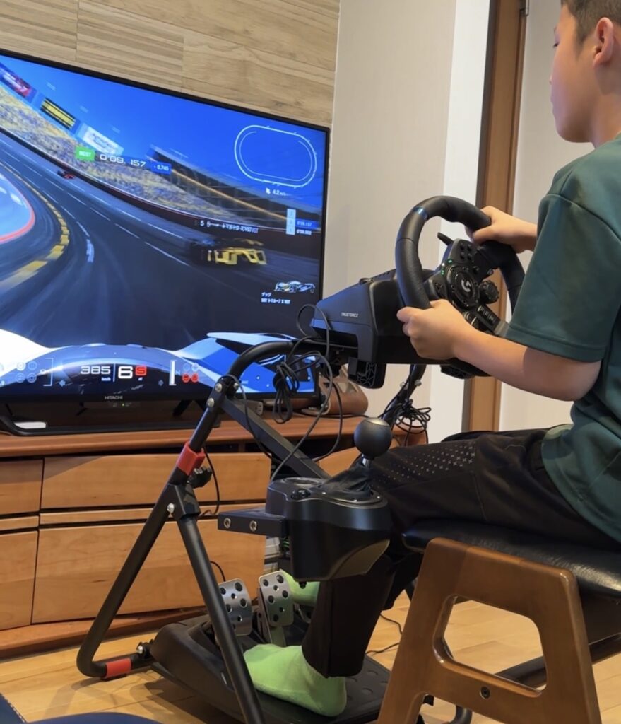 ゲームをしている様子