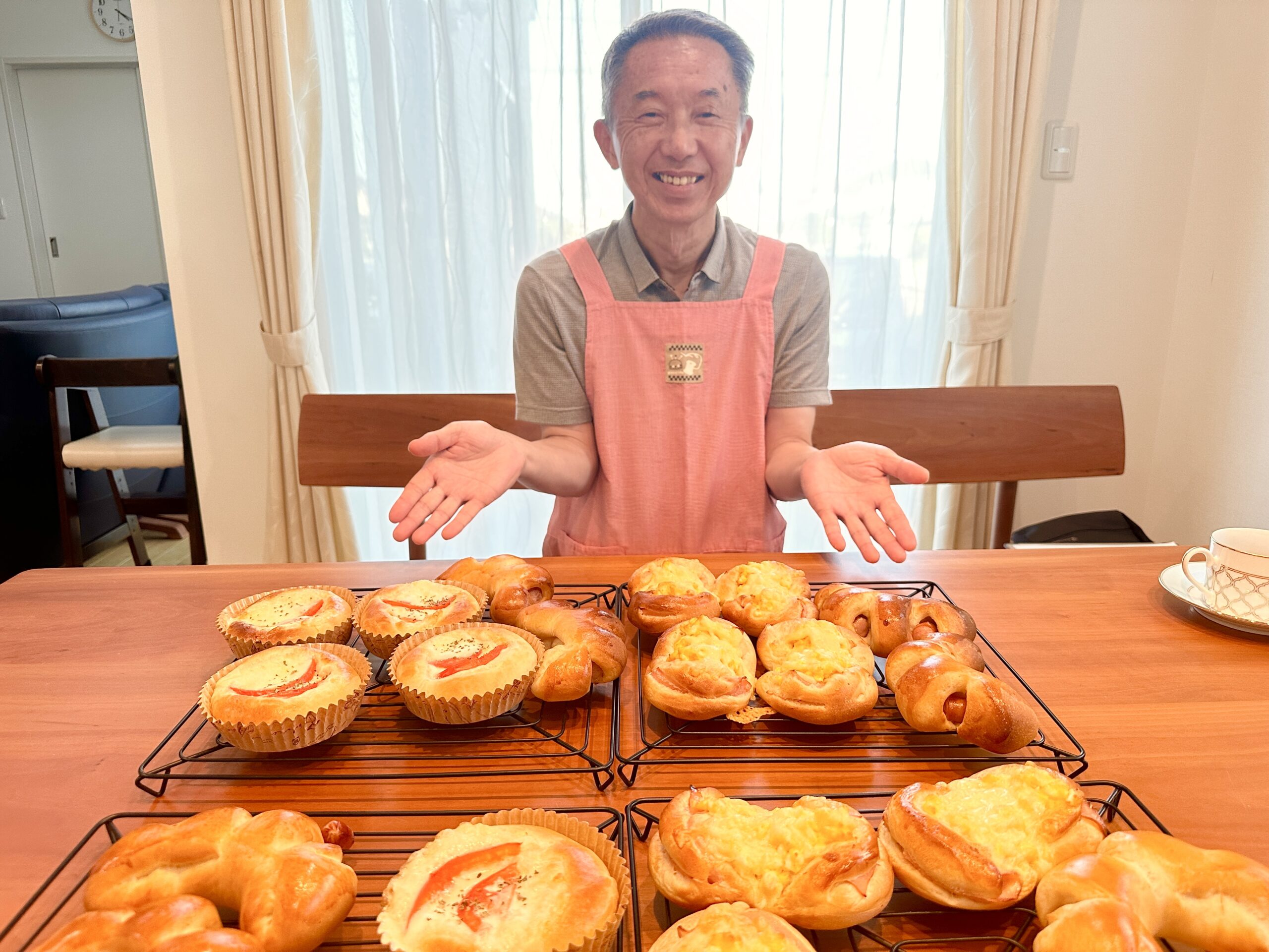 お惣菜パン出来上がり
