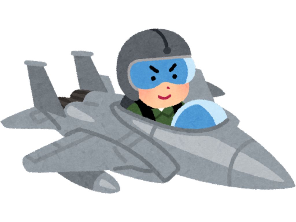 戦闘機のイラスト