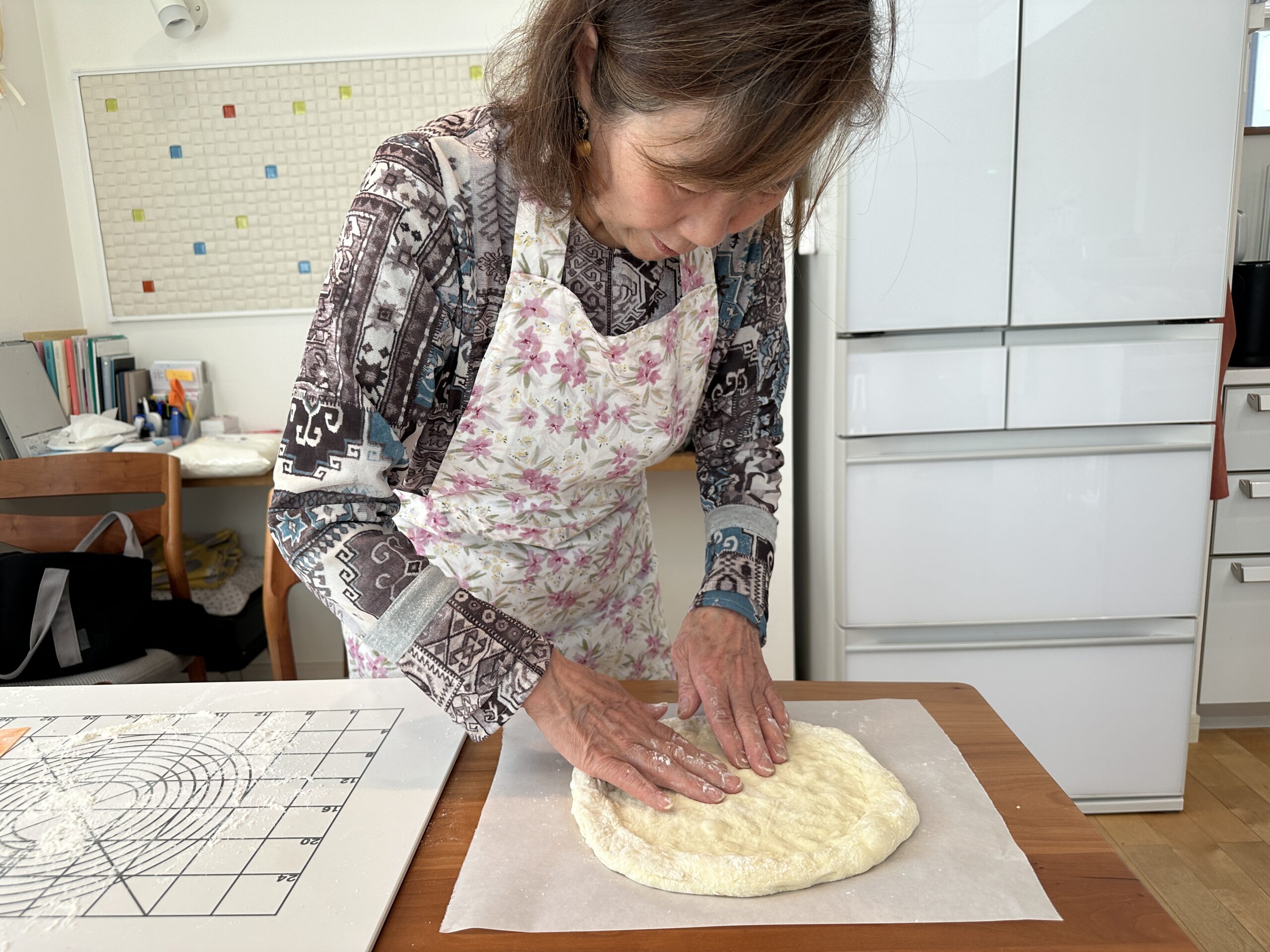 ピザのレッスンの様子